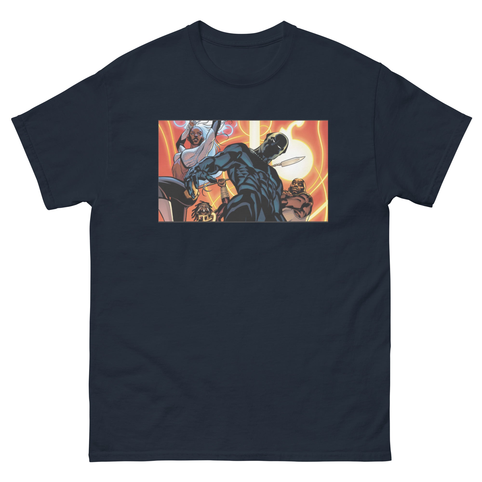 Storm and Black Panther T-shirt